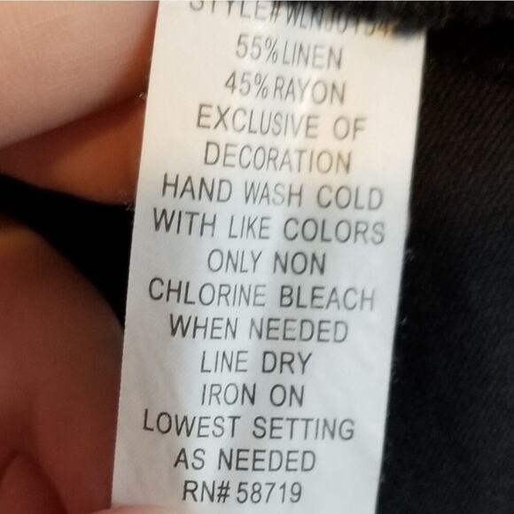 Elementz Linen blend career boho Vintage Blazer Lightweight jacket‎ plus size 2X - Picture 5 of 5